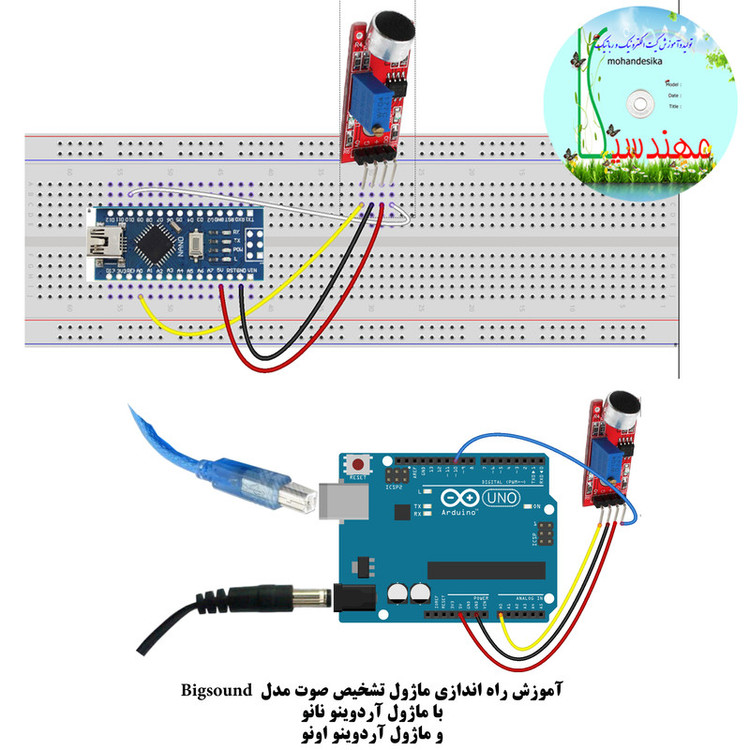 کیت ماژول و سنسور الکترونیکی آردوینو مهندسیکا مدل AINO+20