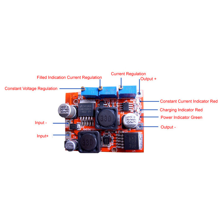 ماژول کاهنده و افزاینده ولتاژ کد LM2596-2577