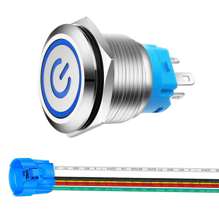 کلید فشاری مدل 220v/ BLU