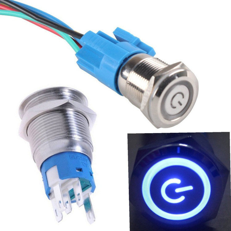 کلید فشاری مدل 220v/ BLU