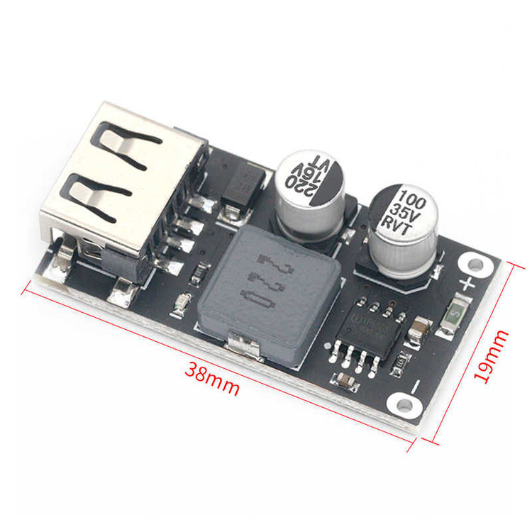 ماژول رگولاتور کاهنده ولتاژ مدل QC 3.0 کد 002 به همراه ماژول فست شارژ