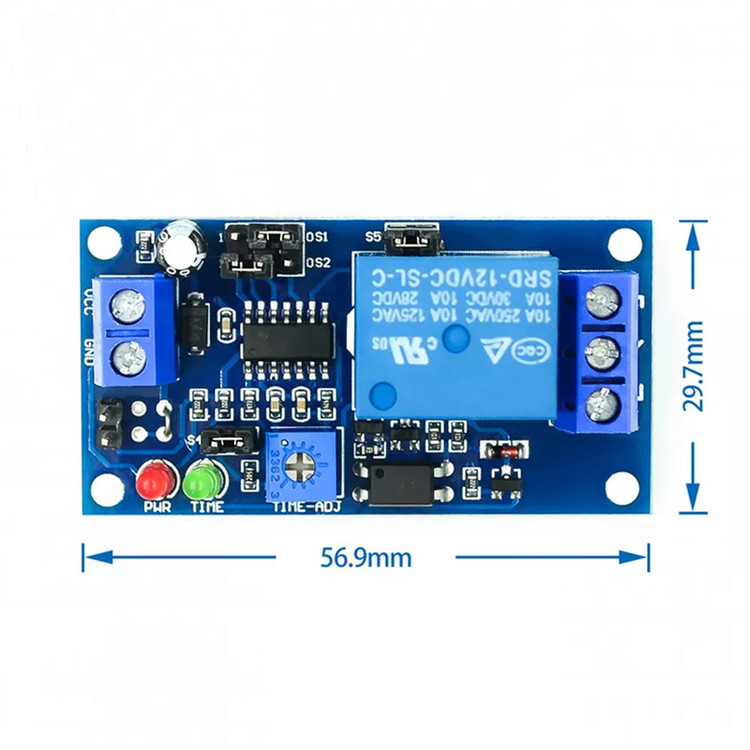 ماژول رله تایمر دار مدل KU-12VT