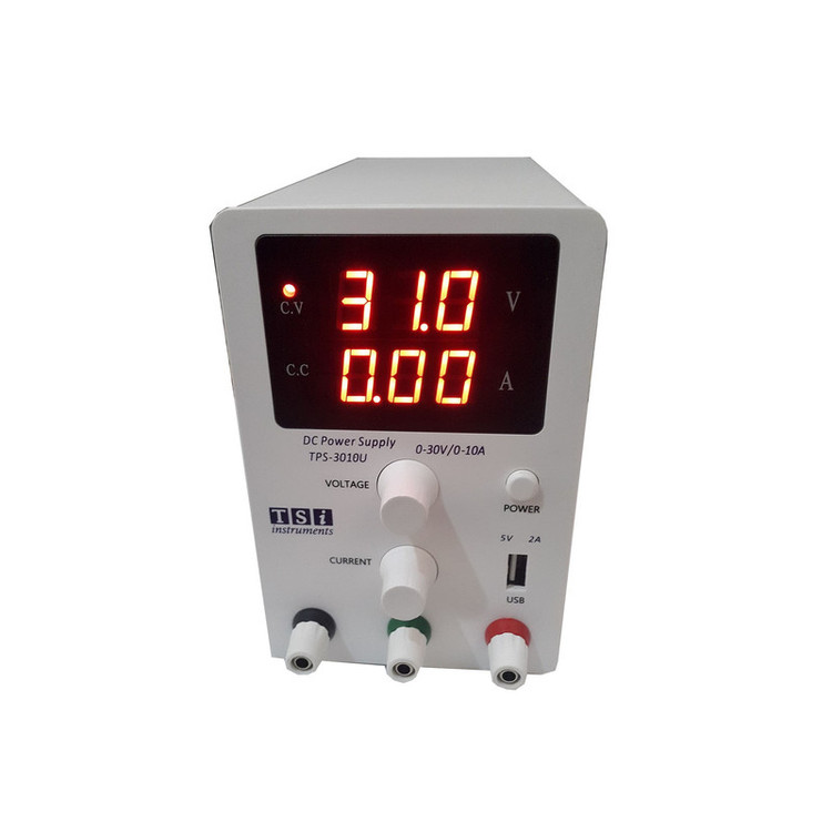منبع تغذیه 30 ولت 10 آمپر تی اس ای مدل TPS-3010U