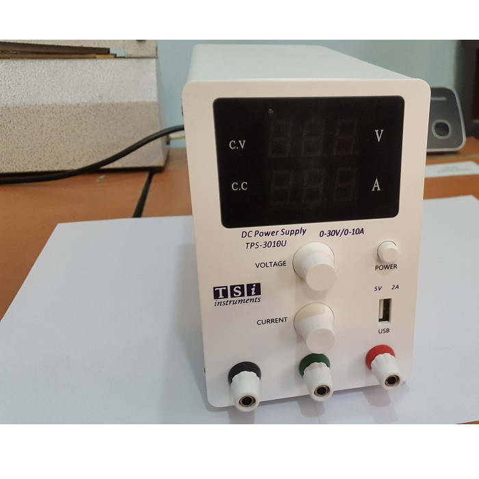 منبع تغذیه 30 ولت 10 آمپر تی اس ای مدل TPS-3010U