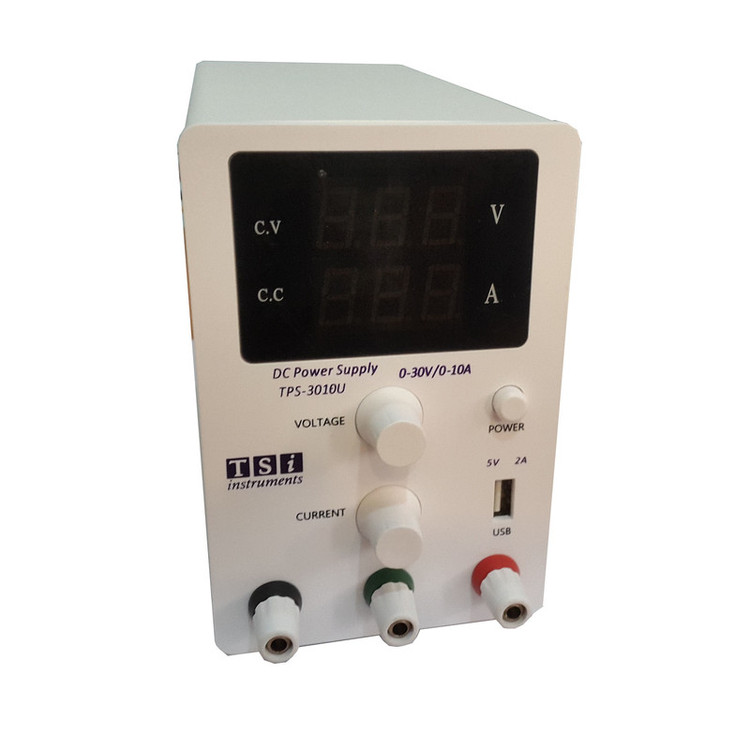 منبع تغذیه 30 ولت 10 آمپر تی اس ای مدل TPS-3010U