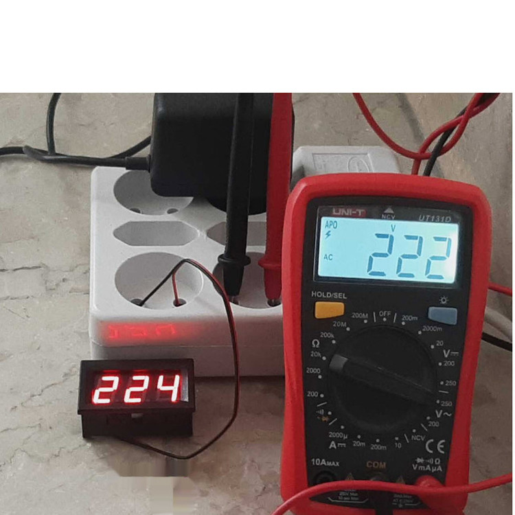 ماژول ولت متر دیجیتال کد AC.220