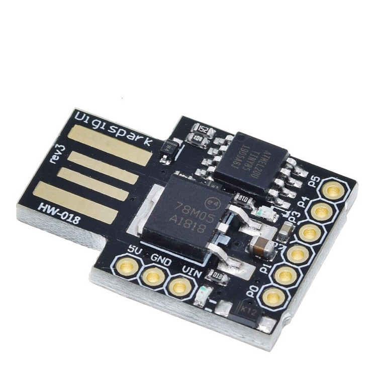 برد راه انداز میکروکنترلر مدل ATtiny85 - Digispark