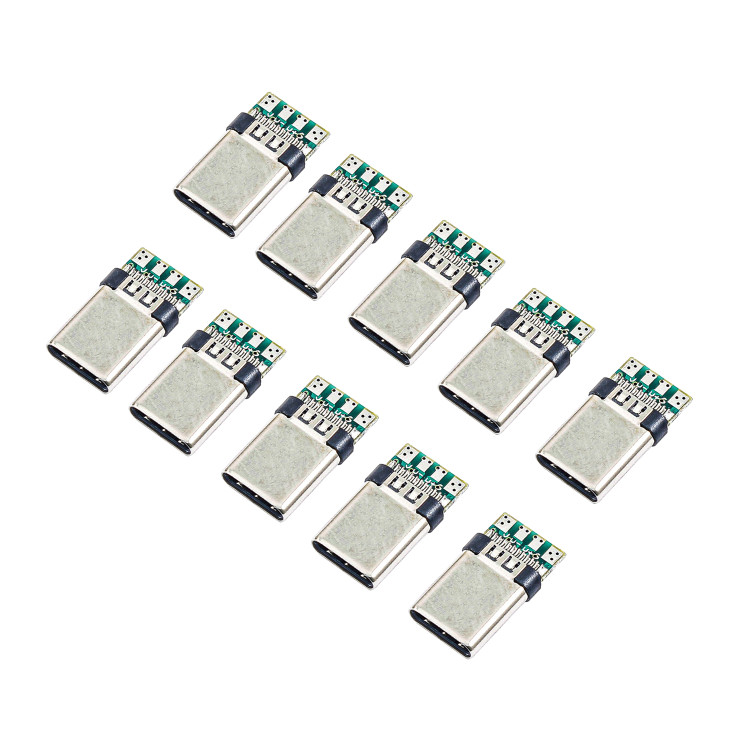 سوکت نری USB-C مدل 4P بسته 10 عددی