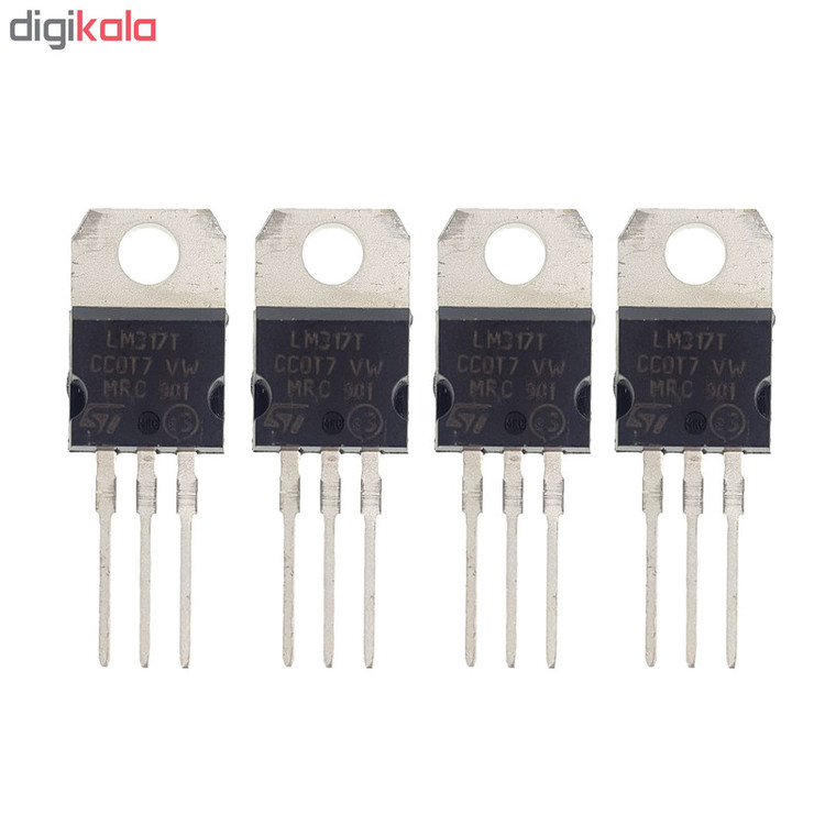 آی سی رگولاتور مدل LM317T بسته 4 عددی