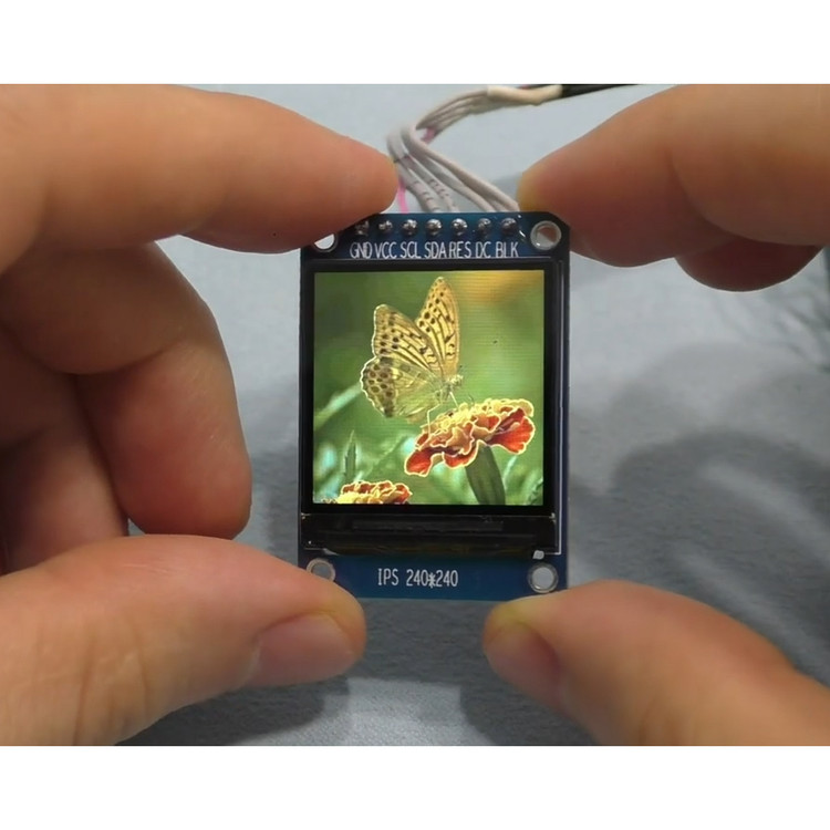 ماژول نمایشگر مدل RGB_Graphical_LCD کد 240x240_SPI