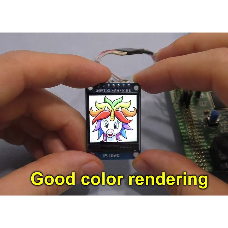 ماژول نمایشگر مدل RGB_Graphical_LCD کد 240x240_SPI