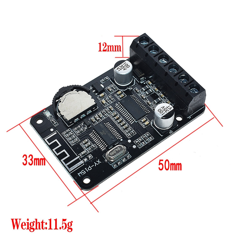 ماژول آمپلی فایر بلوتوثی مدل 15w_X2 کد only_Bt