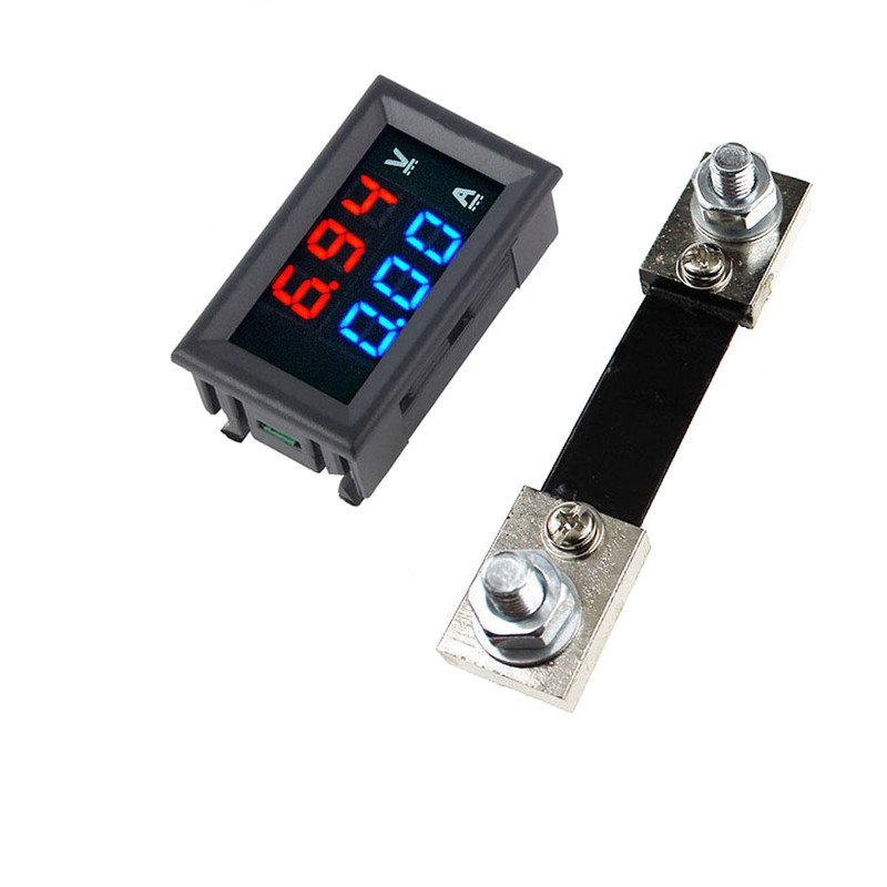 نمایشگر دیجیتال ولتاژ و جریان DC مدل 100V100A