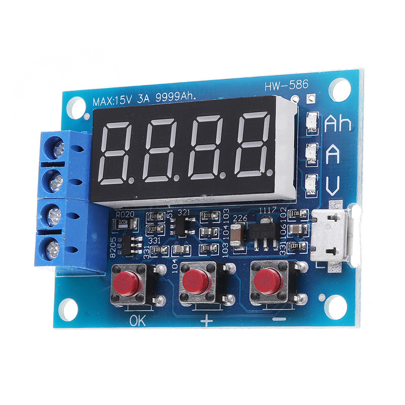ماژول تستر ظرفیت باتری مدل HW-586