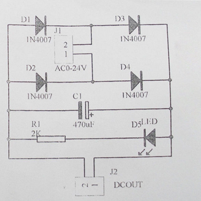 برد یکسو ساز مدل AC-DC