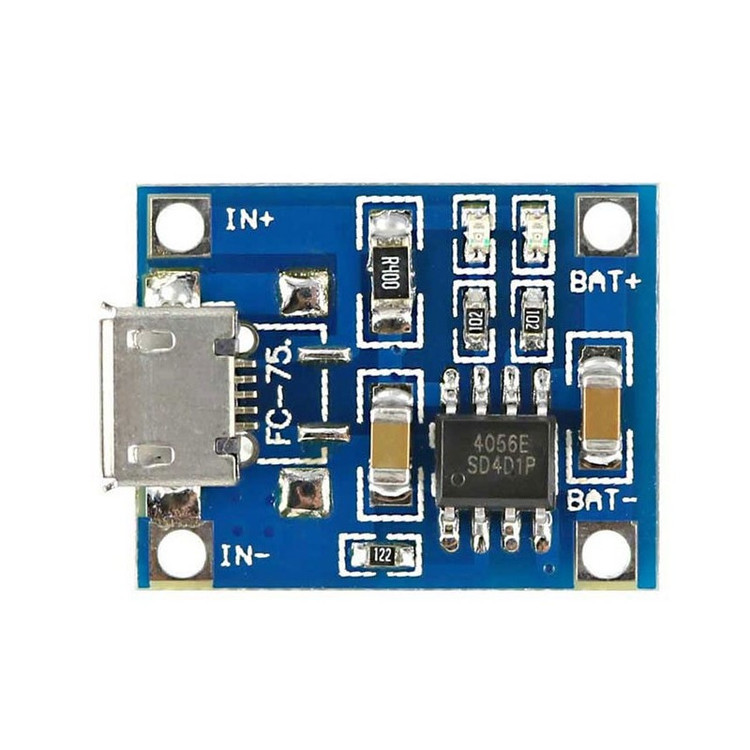 ماژول شارژر باتری مدل TP-4056 بسته 100 عددی