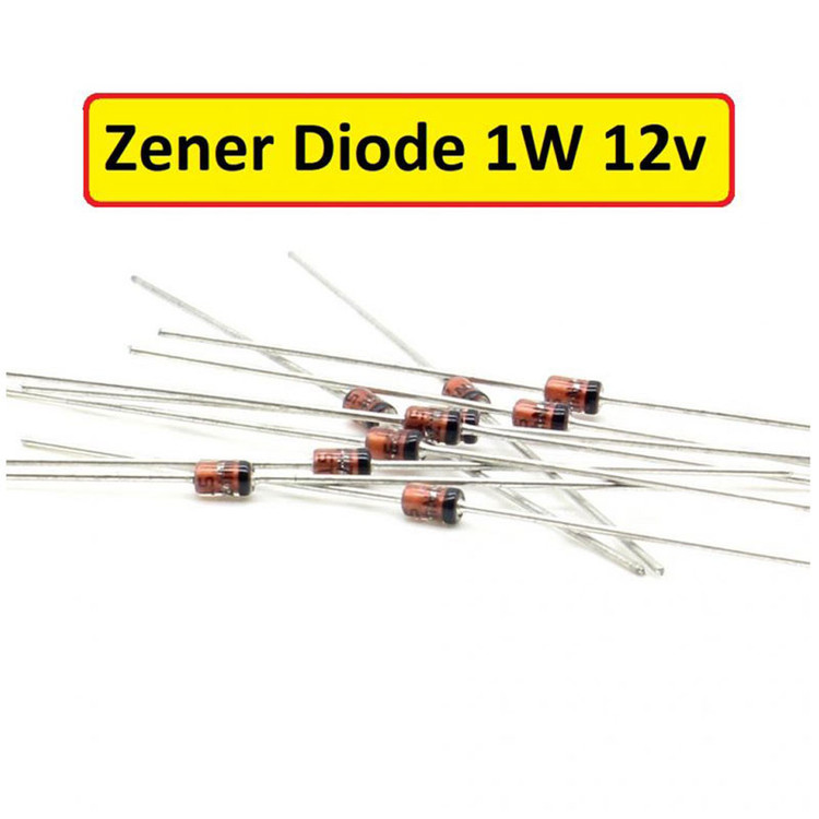 دیود زنر 12 ولت 1 وات کد 1N4742A-12v1w بسته 6 عددی