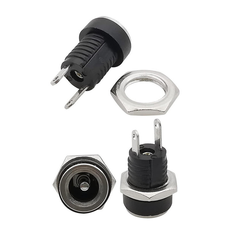 جک مادگی آداپتور مدل 5.5x2.1mm-DC بسته 2 عددی