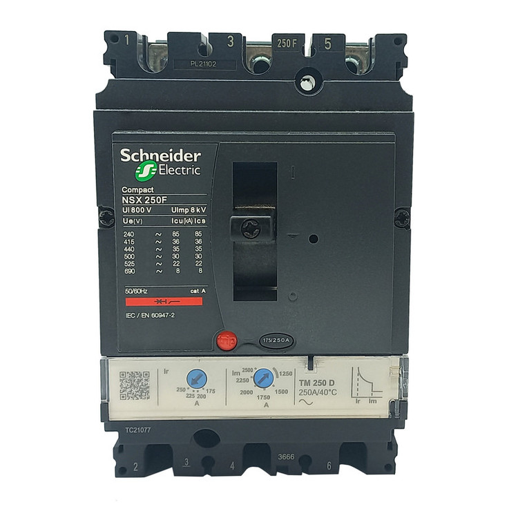 کلید اتوماتیک سه فاز 250 آمپر اشنایدر مدل NSX250F