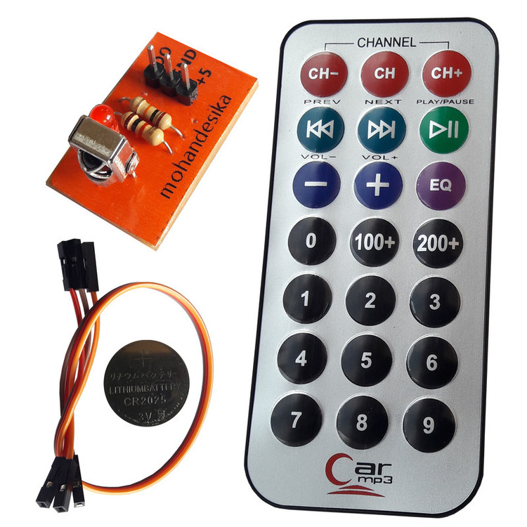 ریموت کنترل مادون قرمز با ماژول گیرنده مهندسیکا مدل 21Key38