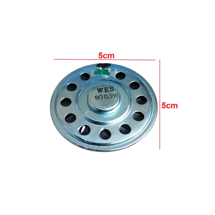 بلندگو 8 اهم 0.5 وات مدل 50mm
