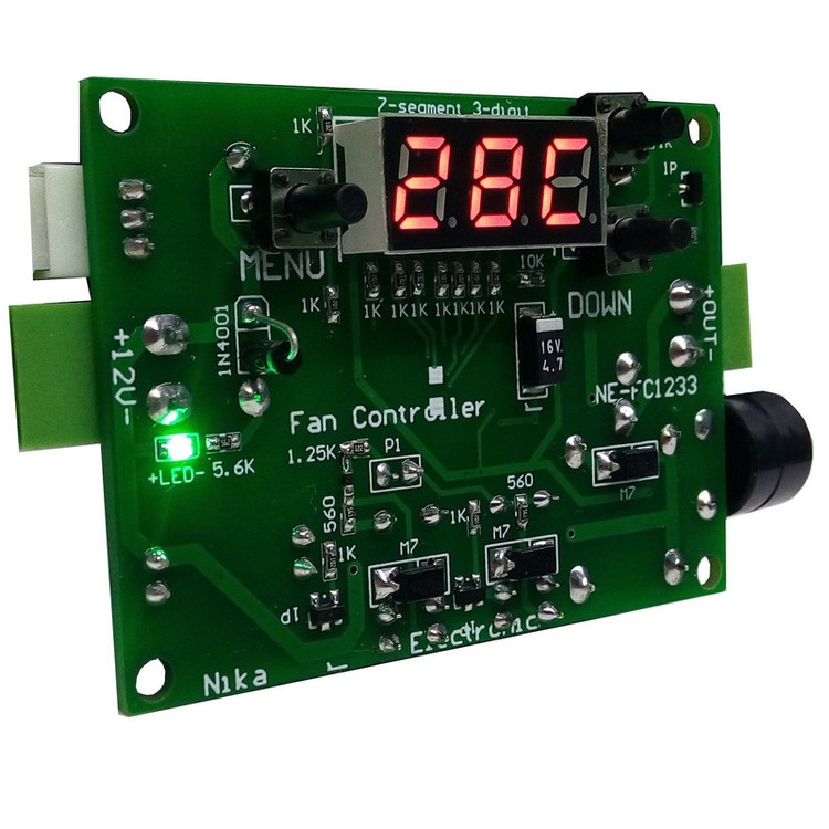 برد کنترل سرعت فن با دما مدل NE-FC1233