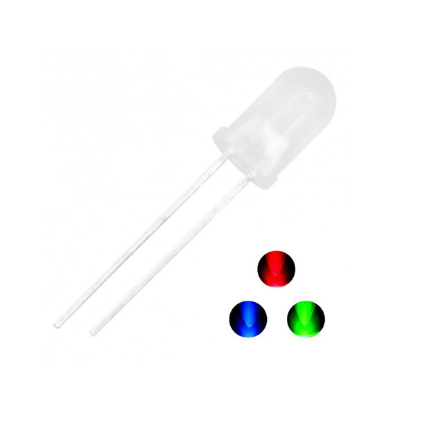 دیود ال ای دی مدل RGB matte بسته 10 عددی