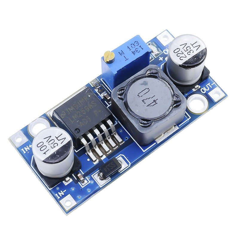 ماژول مبدل کاهنده مدل DC-DC LM2596 بسته 5 عددی