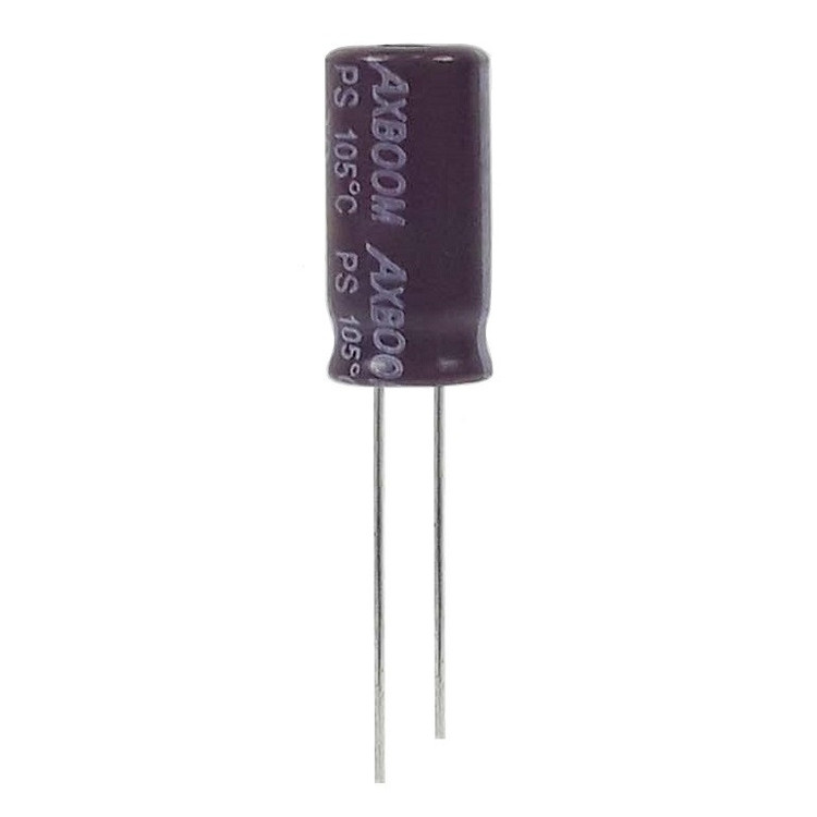 خازن الکترولیت 1000 میکروفاراد 16 ولت آکسبوم مدل TEC-10216 بسته 4 عددی