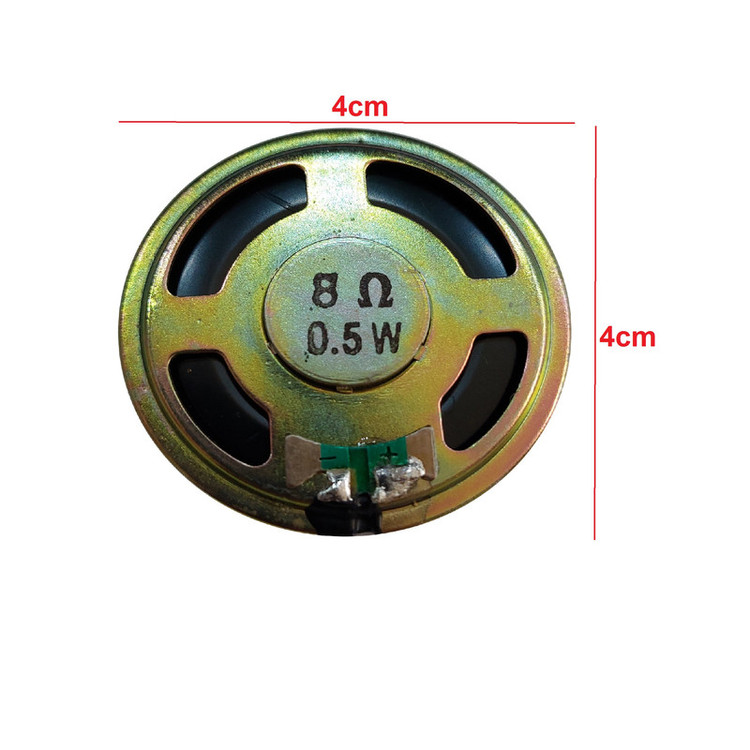 بلندگو 8 اهم 0.5 وات مدل 40mm