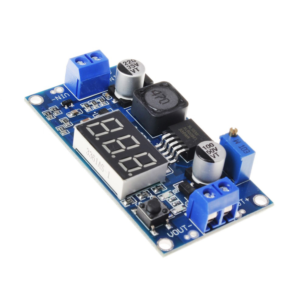 ماژول رگولاتور افزاینده ولتاژ مدل voltage display کد 10w