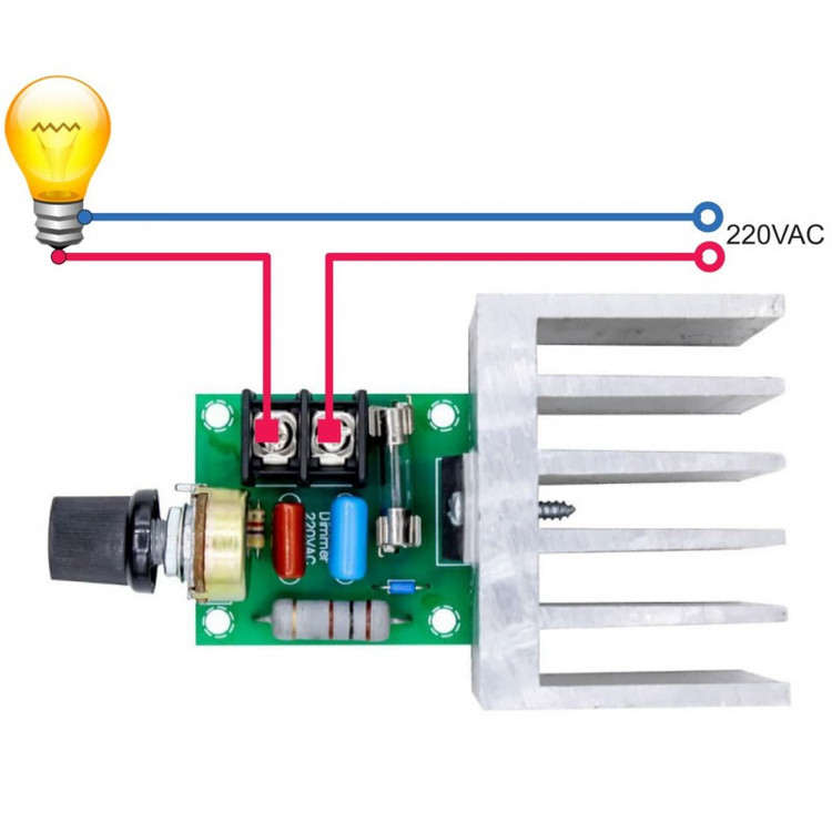 دیمر 4.5 کیلووات مدل 220 v ac
