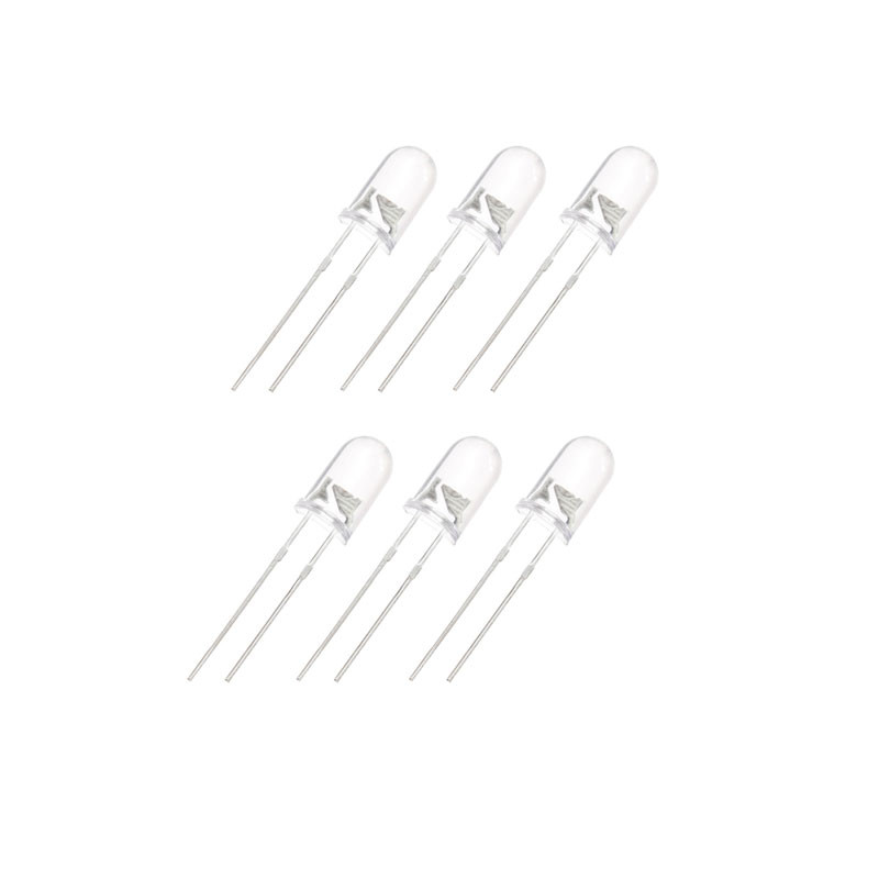 دیود LED مدل D5mm Rd بسته 6 عددی