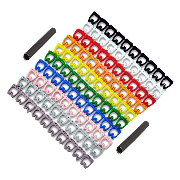 گیره علامت گذاری سیم و کابل مدل OU YASEN بسته 100 عددی
