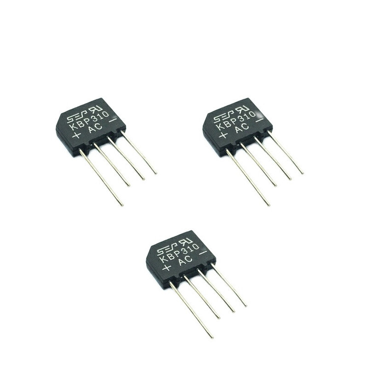 پل دیود مدل KBP210 بسته 3 عددی