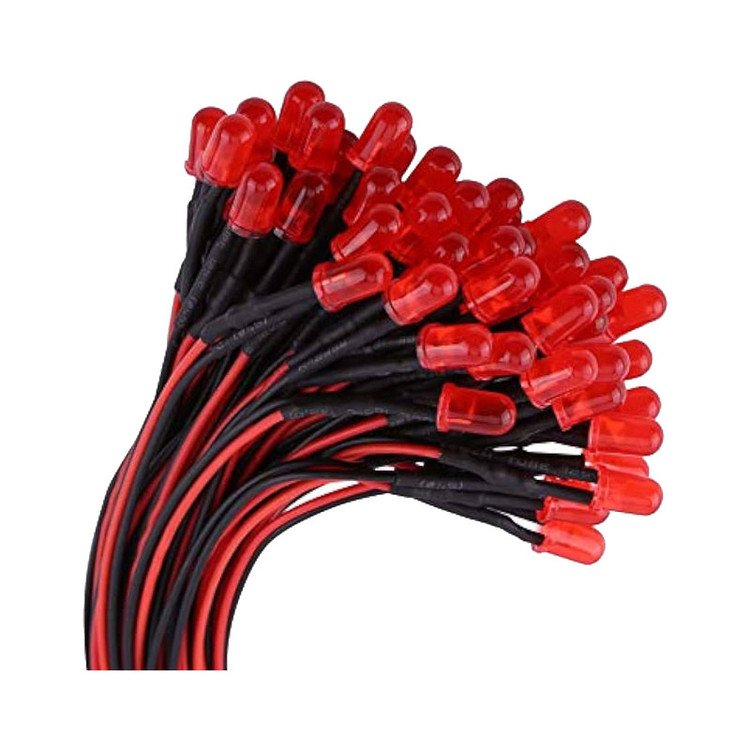 ال ای دی 12 ولت قرمز اوال مدل HG-R1215 بسته 10 عددی