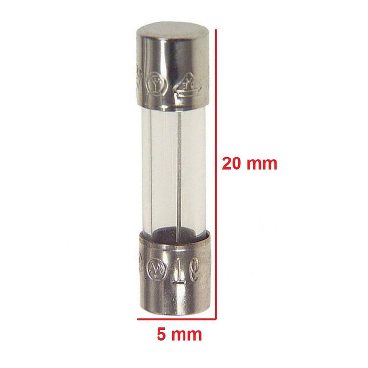فیوز شیشه ای 10 آمپر مدل 511-2M بسته 5 عددی