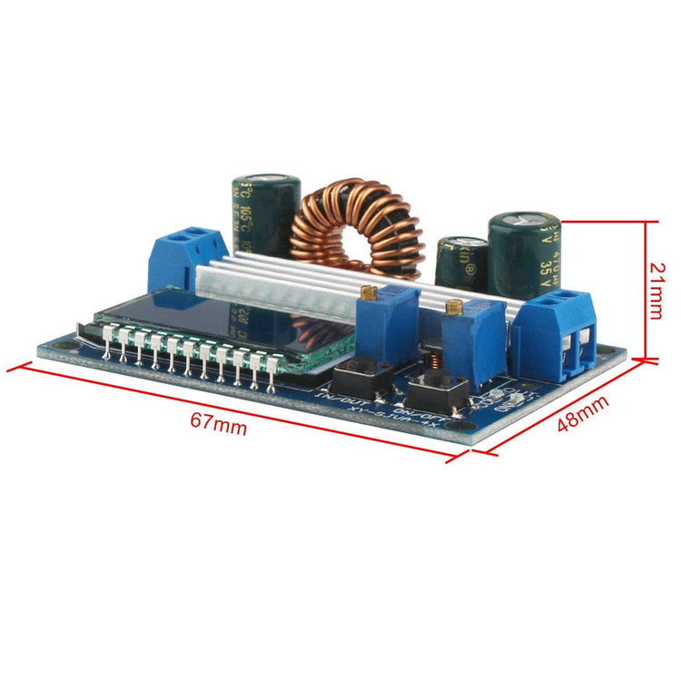 ماژول منبع تغذیه کد cc-cv-30w-LCD