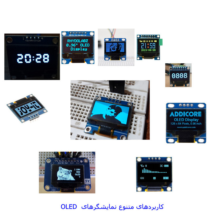 کیت نمایشگر OLED مهندسیکا مدل Arduino096