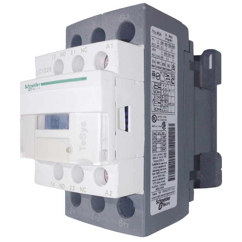 کنتاکتور مدل LC1D25M7 ظرفیت 25 آمپر