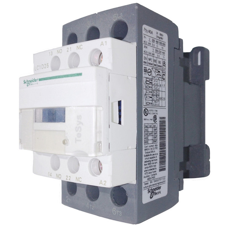 کنتاکتور مدل LC1D25M7 ظرفیت 25 آمپر