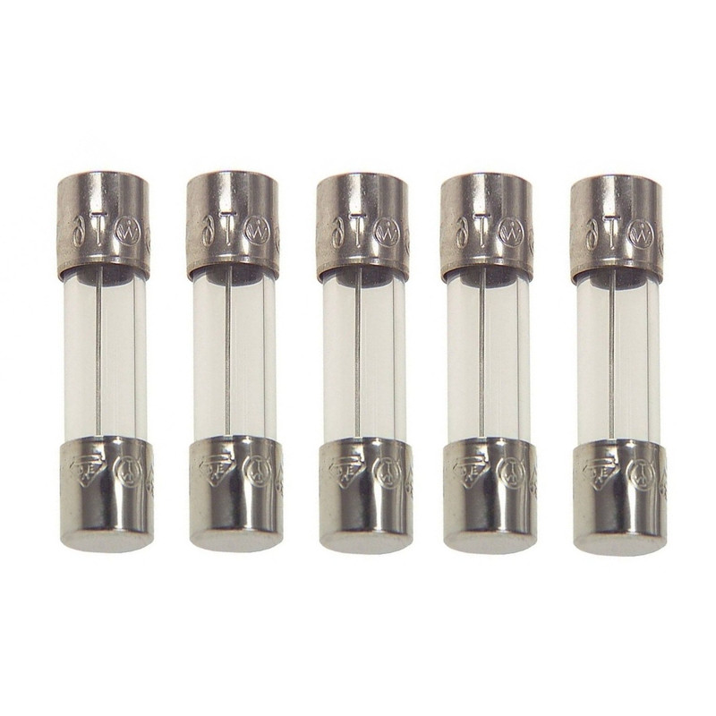 فیوز شیشه ای 20 آمپر کد F2 بسته 5 عددی