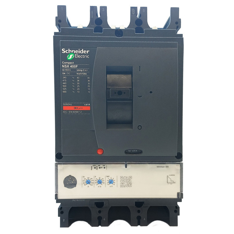 کلید اتوماتیک سه فاز 400 آمپر اشنایدر مدل NSX400F