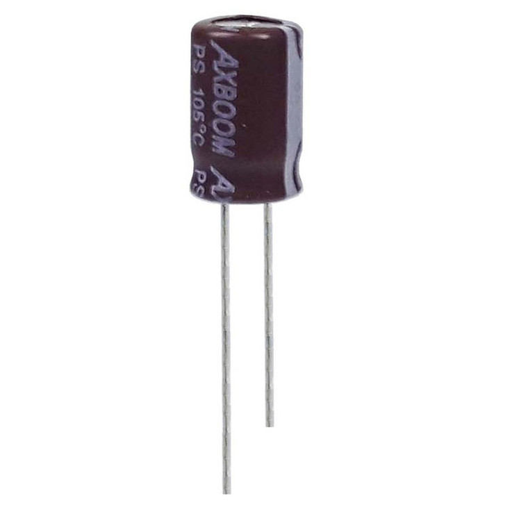 خازن الکترولیت 100 میکروفاراد 50 ولت آکسبوم مدل TEC-10150 بسته 4 عددی