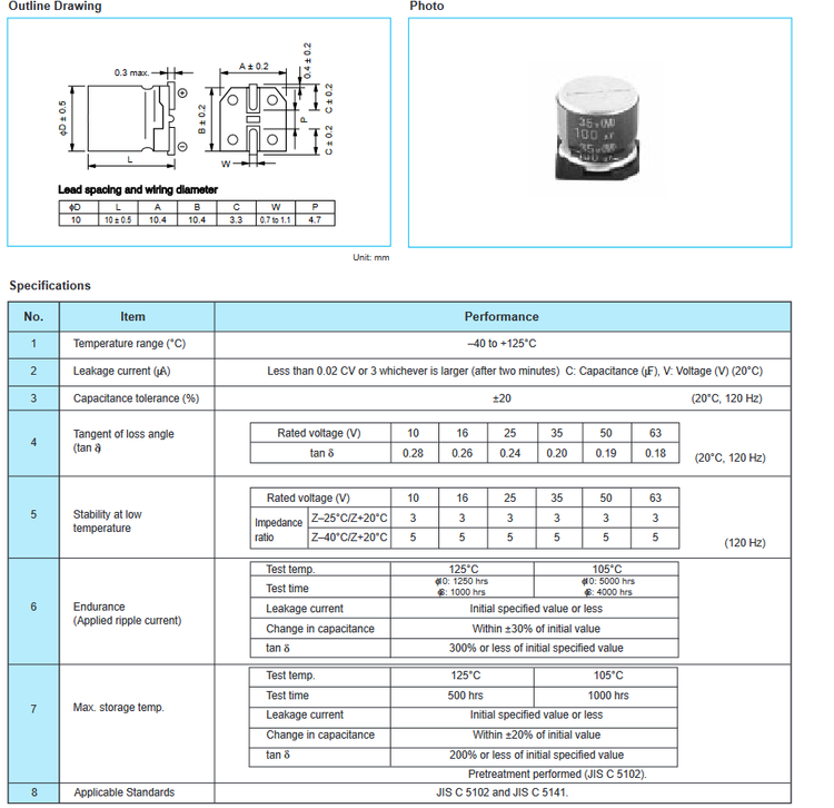 10UF/50V مرغوب