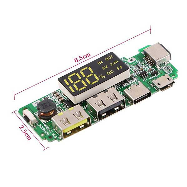ماژول پاور بانک دارای نمایشگر مدل H961
