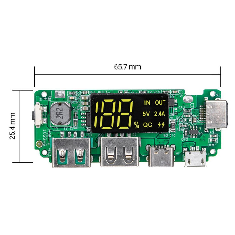 ماژول پاور بانک دارای نمایشگر مدل H961