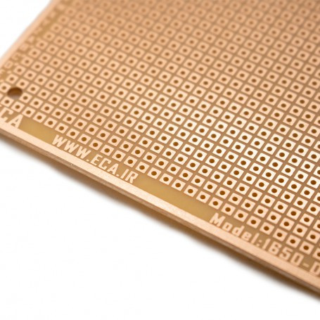 برد سوراخ دار 14*9.5 سانتی برد سوراخدار 1650 نقطه