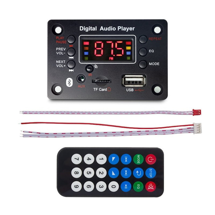 پخش کننده بلوتوثی 12V پنلی مربعی MP3