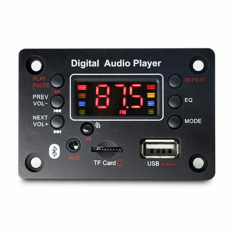 پخش کننده بلوتوثی 12V پنلی مربعی MP3